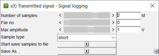 signal logging prefs