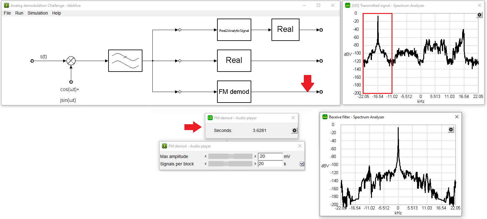 FM demodulation