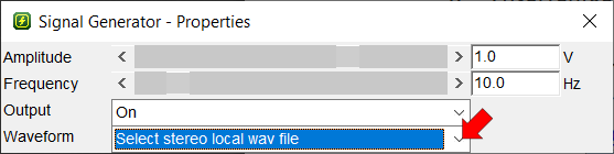 select waveform