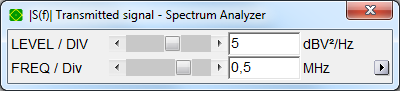 Spectrum settings - base